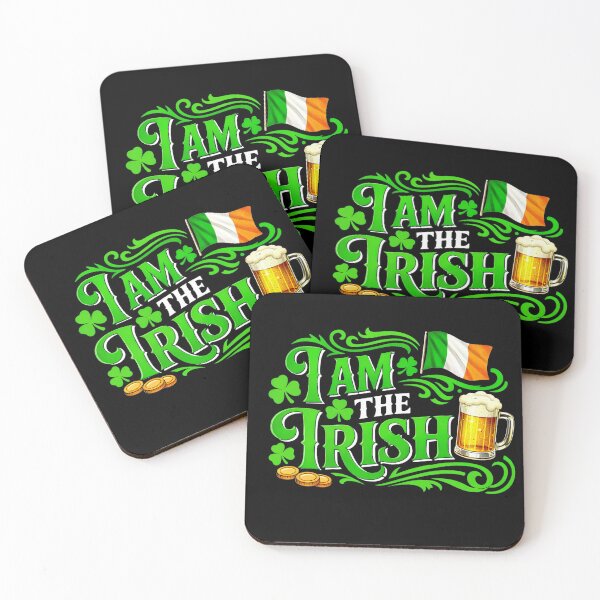 Item preview, I am the Irish ,Shamrocks for St Patricks Day  designed and sold by IdealDo.