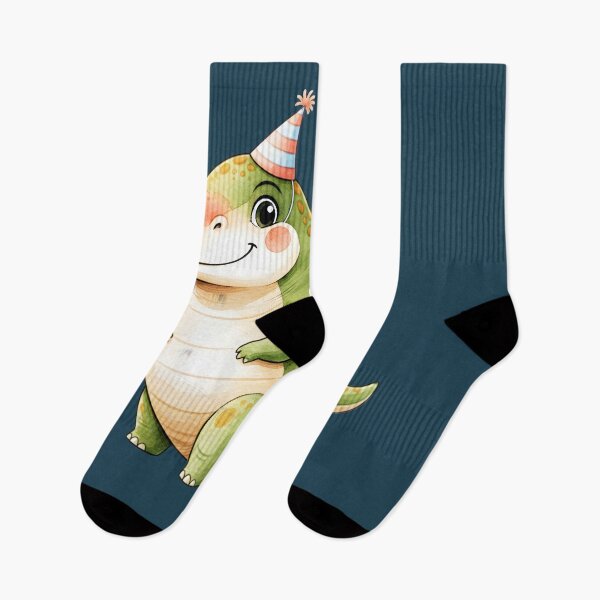 Item preview, Cute Birthday Dinosaur T-Rex With Party Hat designed and sold by Dakson Design - Fantasy Art.