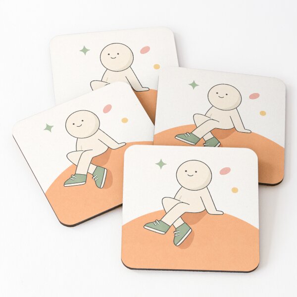 Item preview, Simple Relaxed Character Minimal Illustration designed and sold by the-dovlat.