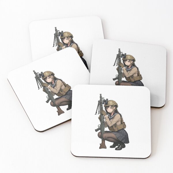 Item preview, Machine Gun Girl designed and sold by RAWLIFEGRAPHIC.