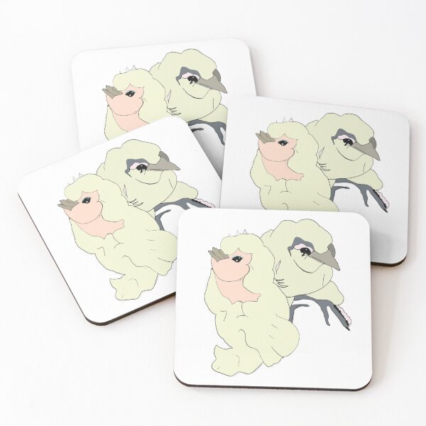 Item preview, Fluffy Silkie baby Chicks Cute Kawaii Chicken Illustration designed and sold by Najomiartstudio.