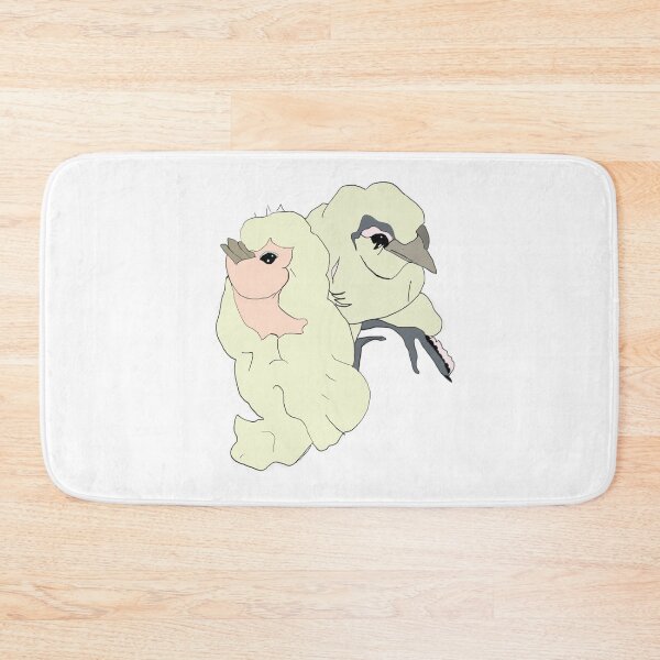 Item preview, Fluffy Silkie baby Chicks Cute Kawaii Chicken Illustration designed and sold by Najomiartstudio.