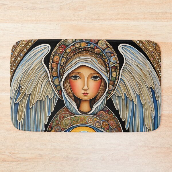 Item preview, Angel with wings wearing a hoodie at the Nativity designed and sold by Colin Bentham.