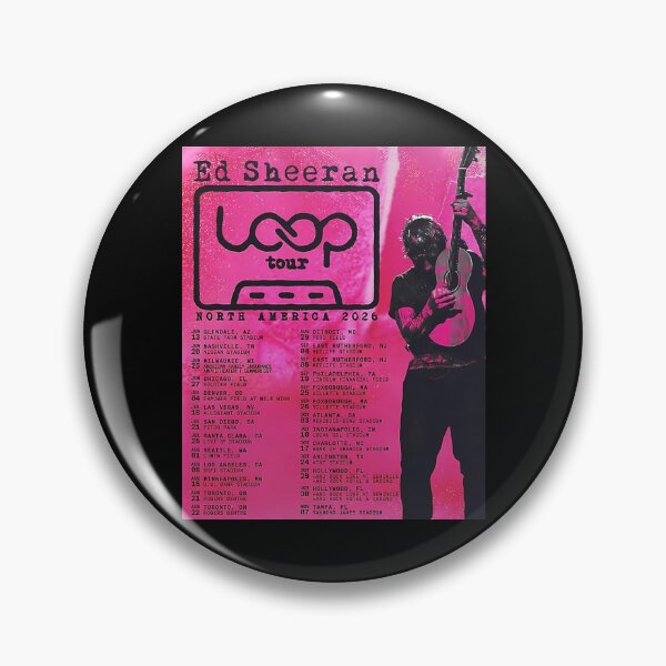 Item preview, ed sheeran - loop tour 2026 north america designed and sold by colhineh.