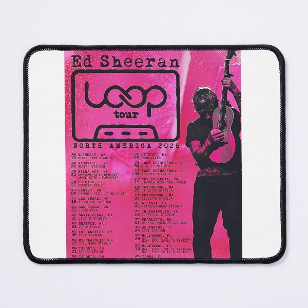Item preview, ed sheeran - loop tour 2026 north america designed and sold by colhineh.