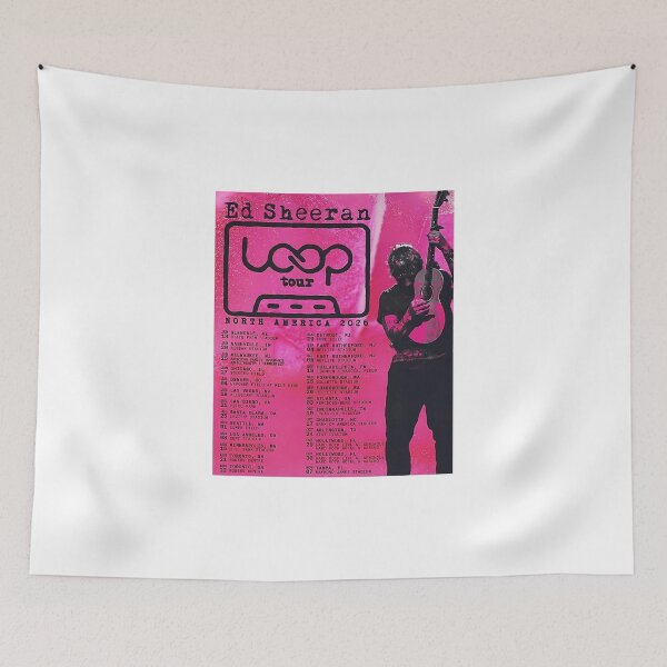 Item preview, ed sheeran - loop tour 2026 north america designed and sold by colhineh.