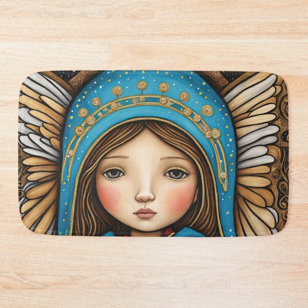 Item preview, Angel with wings wearing a hoodie at the Nativity designed and sold by Colin Bentham.