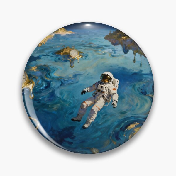 Item preview, The Lone Astronaut #04 - Spacetime  designed and sold by nocturnAIArt.