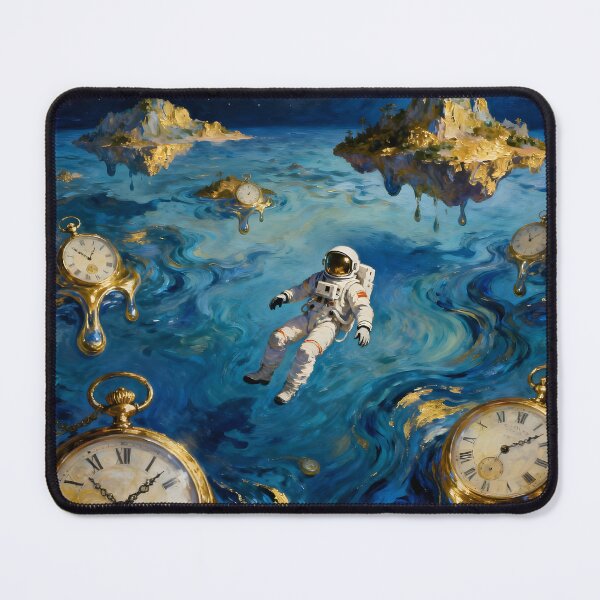 Item preview, The Lone Astronaut #04 - Spacetime designed and sold by nocturnAIArt.