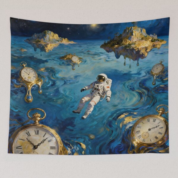 Item preview, The Lone Astronaut #04 - Spacetime  designed and sold by nocturnAIArt.