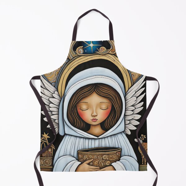 Item preview, Angel with wings wearing a hoodie at the Nativity designed and sold by Colin Bentham.