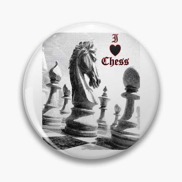Item preview, I Love Chess – Fierce Strategy King Graphic | Dark Humor Checkmate Art designed and sold by Ignorant-Artist.