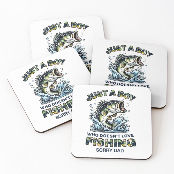 Item preview, Just a boy Who Doesn’t Love Fishing Sorry Dad - Bass Fishing Gift designed and sold by Abibless1998.