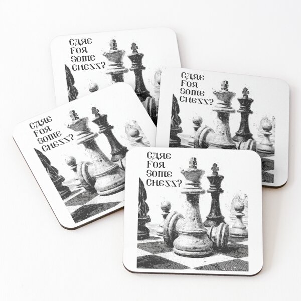 Item preview, Care for Some Chess? – Fiery Strategy Showdown Graphic | Bold Checkmate Art designed and sold by Ignorant-Artist.