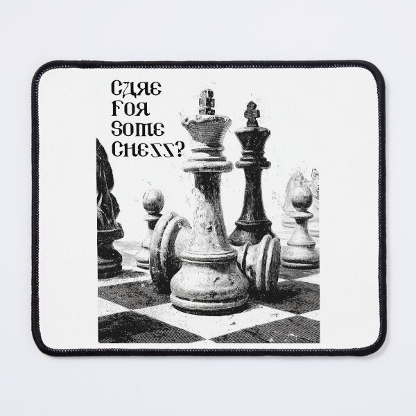 Item preview, Care for Some Chess? – Fiery Strategy Showdown Graphic | Bold Checkmate Art designed and sold by Ignorant-Artist.