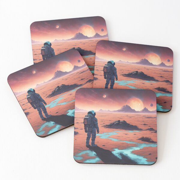 Item preview, The Lone Astronaut #03 - Searching Exoplanets  designed and sold by nocturnAIArt.