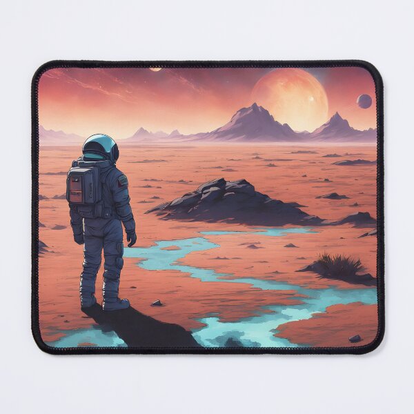 Item preview, The Lone Astronaut #03 - Searching Exoplanets designed and sold by nocturnAIArt.