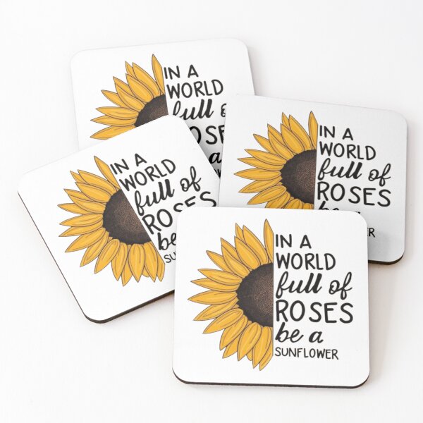 Item preview, In a World Full of Roses Be a Sunflower Art designed and sold by DESIGN DIMENSION .