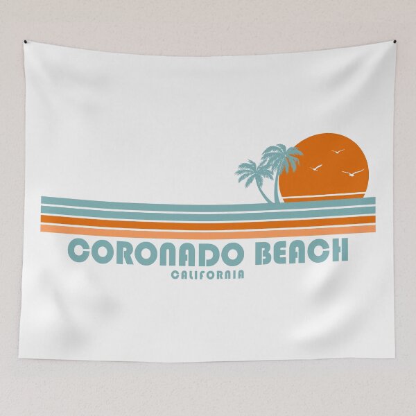 Item preview, Coronado Beach California Sun Palm Trees designed and sold by Esskay Designs.