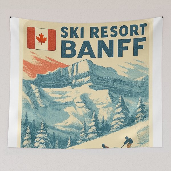 Item preview, Banff Ski Resort, Canada designed and sold by erkinmaddison.