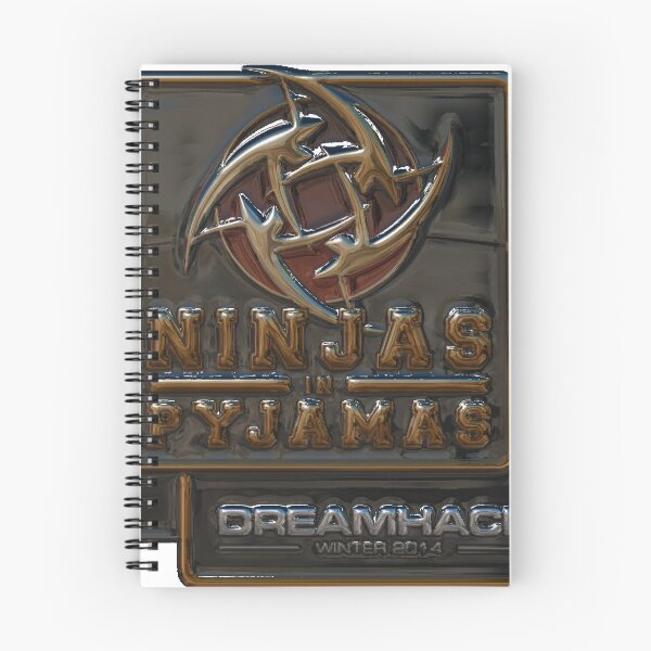 Item preview, Ninjas in Pyjamas Metallic Foil CS2 Art designed and sold by WhereIsTheArt.