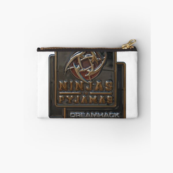 Item preview, Ninjas in Pyjamas Metallic Foil CS2 Art designed and sold by WhereIsTheArt.