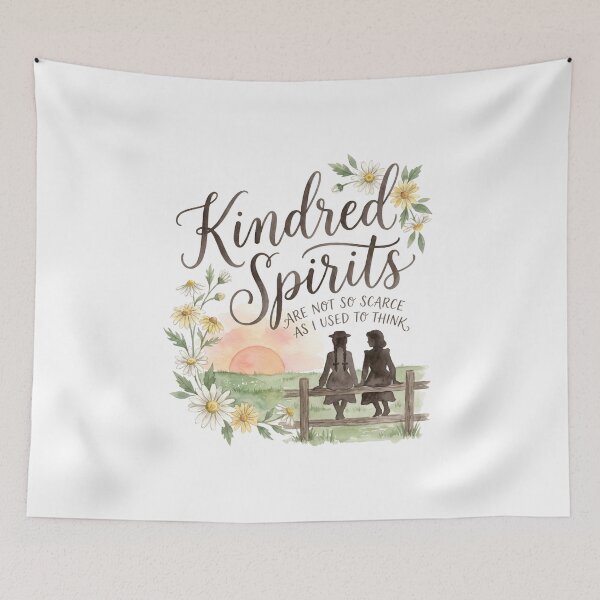 Item preview, Anne of Green Gables Kindred Spirits Are Not So Scarce As I Used To Think designed and sold by Fenay Designs.