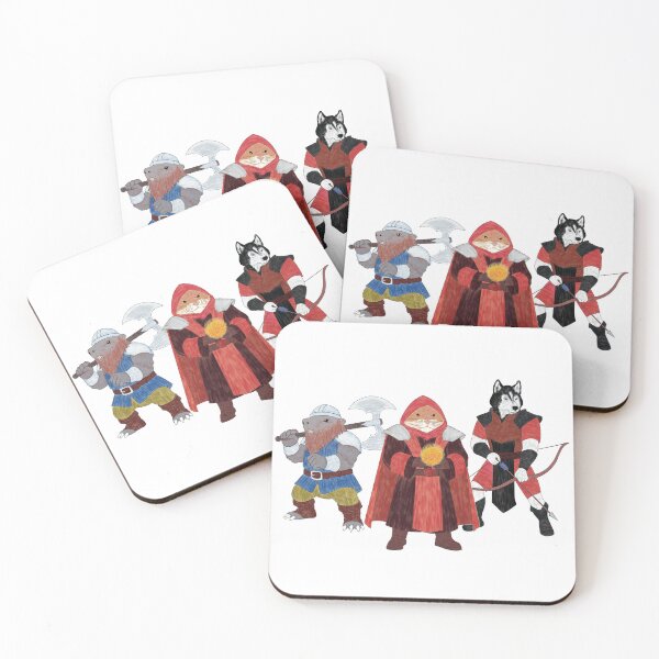 Item preview, Terry Hamsterry heroes: dwarf, mage and archer designed and sold by TomFulek.