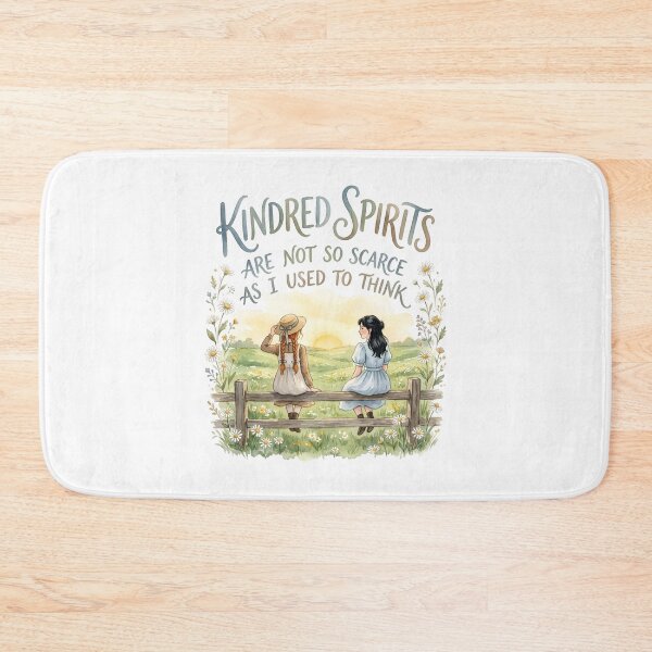 Item preview, Kindred Spirits Are Not So Scarce As I Used To Think Anne Shirley Diana Barry designed and sold by Fenay Designs.