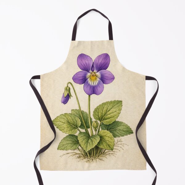 Item preview, Viola Odorata Vintage Botanical Print - Antique Violet Wall Art designed and sold by Darlin8888.