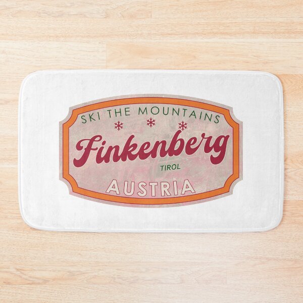 Item preview, Finkenberg, Austria, Tirol, Ski, textured skiing badge designed and sold by Wanderful-roads.