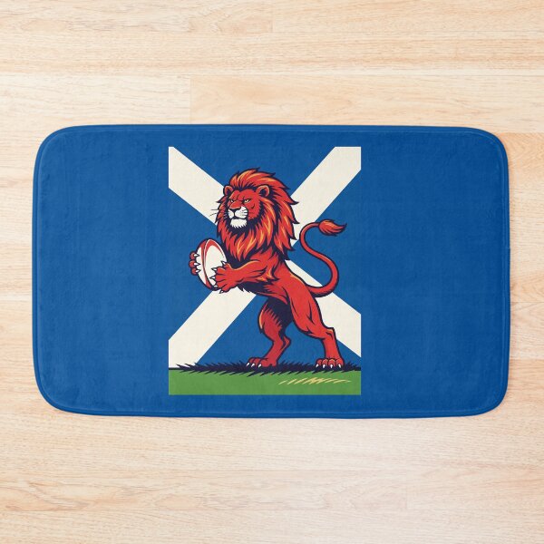 Item preview, A Lion Rampant Gripping A Rugby Ball designed and sold by taiche.
