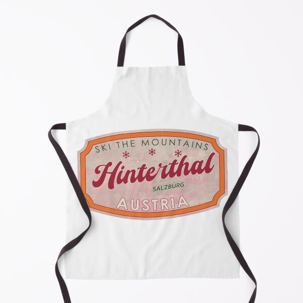 Item preview, Hinterthal, Austria, Salzburg, Ski, textured skiing badge designed and sold by Wanderful-roads.