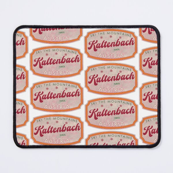 Item preview, Kaltenbach, Austria, Tirol, Ski, textured skiing badge designed and sold by Wanderful-roads.