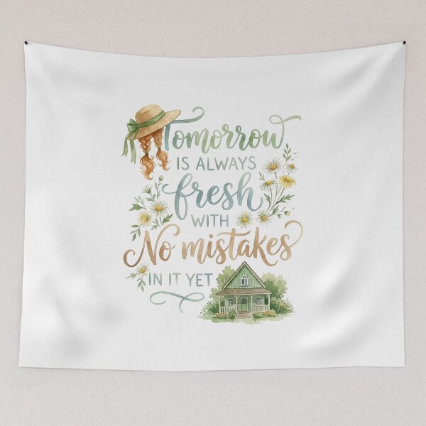 Aperçu de l'œuvre Demain est toujours frais, sans aucune erreur, Anne… la maison aux pignons verts créée et vendue par Fenay Designs.
