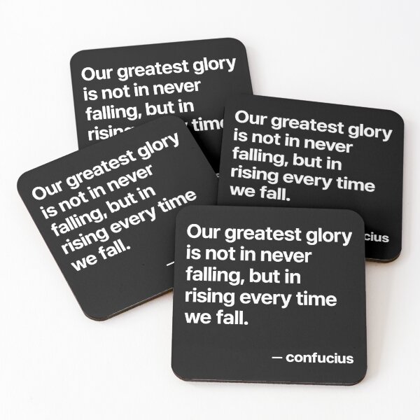 Item preview, Rising Again – Confucius Philosophy (White Font) designed and sold by TshirtsLabs.