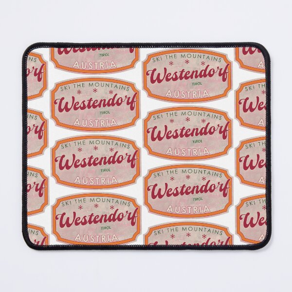 Item preview, Westendorf, Austria, Tirol, Ski, textured skiing badge designed and sold by Wanderful-roads.