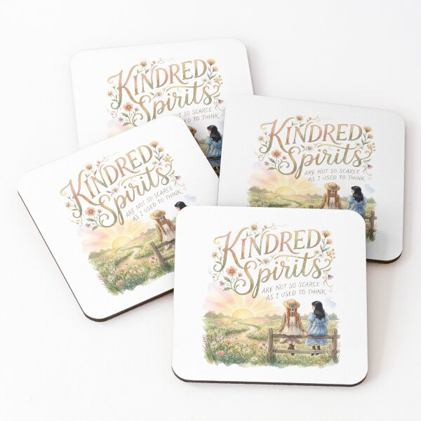 Item preview, Kindred Spirits Are Not So Scarce As I Used To Think Anne of Green Gables designed and sold by Fenay Designs.
