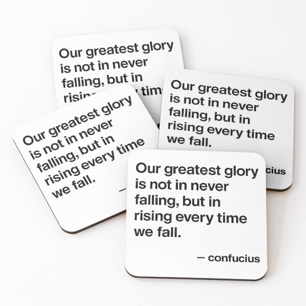 Item preview, Rising Again – Confucius Philosophy (Black Font) designed and sold by TshirtsLabs.