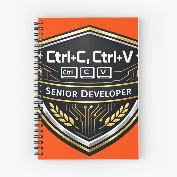 Item preview, Ctrl C Ctrl V Senior Developer Badge designed and sold by Art by Debasish.