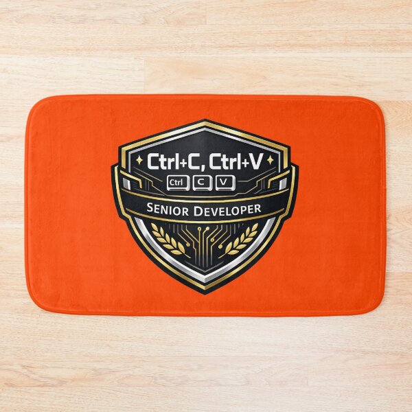 Item preview, Ctrl C Ctrl V Senior Developer Badge designed and sold by Art by Debasish.