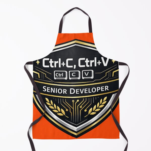 Item preview, Ctrl C Ctrl V Senior Developer Badge designed and sold by Art by Debasish.