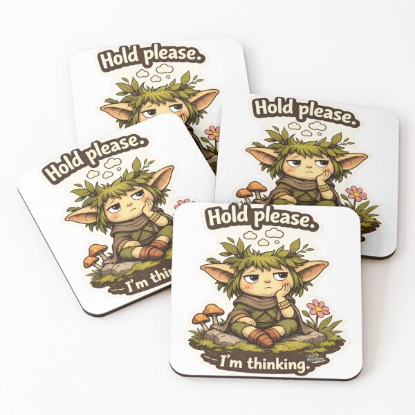 Item preview, Hold Please. I'm Thinking designed and sold by WildStillness.