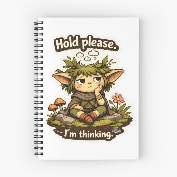 Item preview, Hold Please. I'm Thinking designed and sold by WildStillness.
