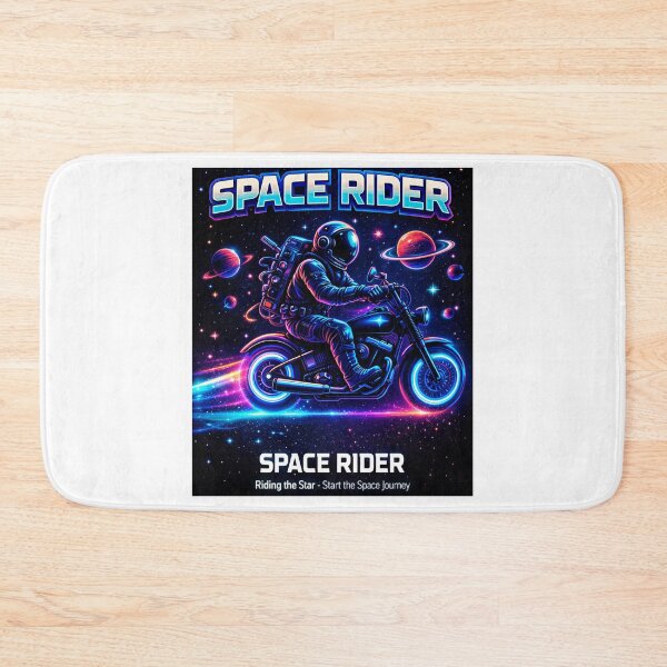 Item preview, Astronaut riding bike in space designed and sold by MoosiArt23.