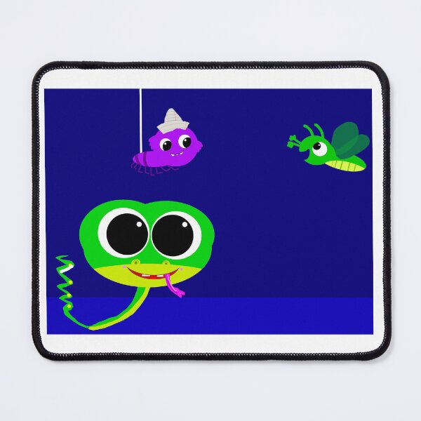 Item preview, Cute Nighttime Friends: Snake, Spider, and Firefly designed and sold by AshToons.