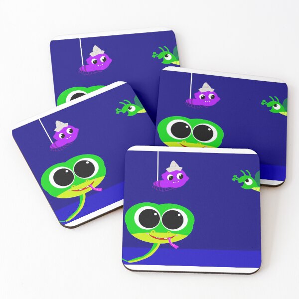 Item preview, Cute Nighttime Friends: Snake, Spider, and Firefly designed and sold by AshToons.