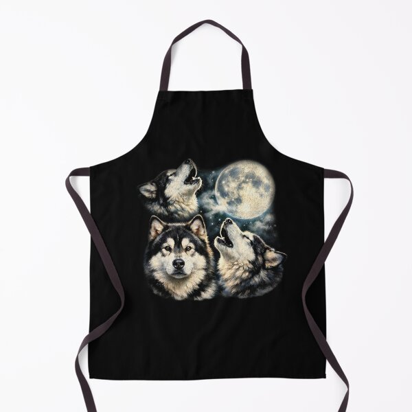 Item preview, Three Siberian Husky Moon Vintage 90s Airbrush Y2K Grunge Graphic designed and sold by EvrmoodCo.