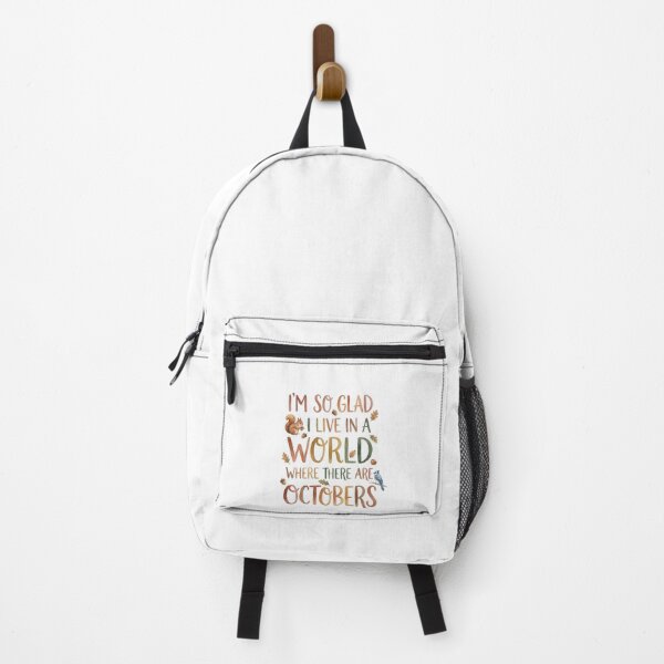 Item preview, I'm So Glad I Live In A World Where There Are Octobers Lucy Maud Montgomery designed and sold by Fenay Designs.