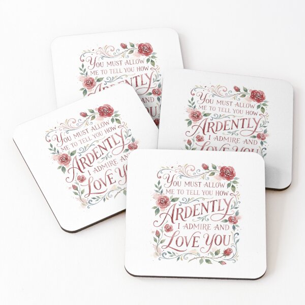 Item preview, Pride and Prejudice You Must Allow Me To Tell You How Ardently I Admire And Love You designed and sold by Fenay Designs.